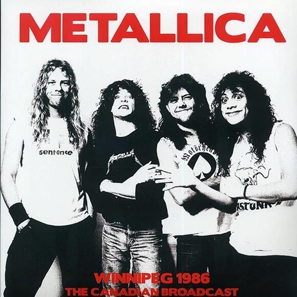 Metallica Winnipeg 1986 Canadian Broadcast 2LP Red Vinyl Ltd 1000 Copies Made - Picture 5 of 6